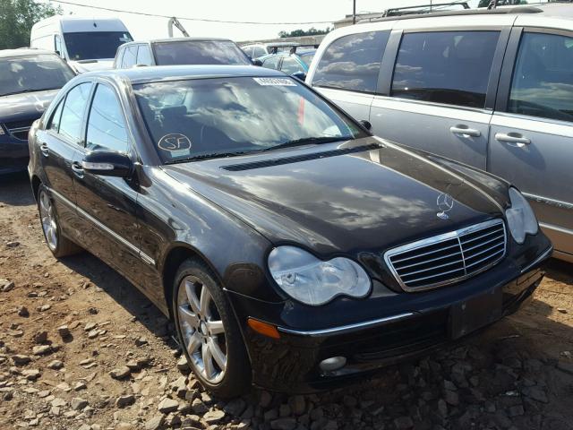 WDBRF84J83F392586 - 2003 MERCEDES-BENZ C 320 4MAT BLACK photo 1