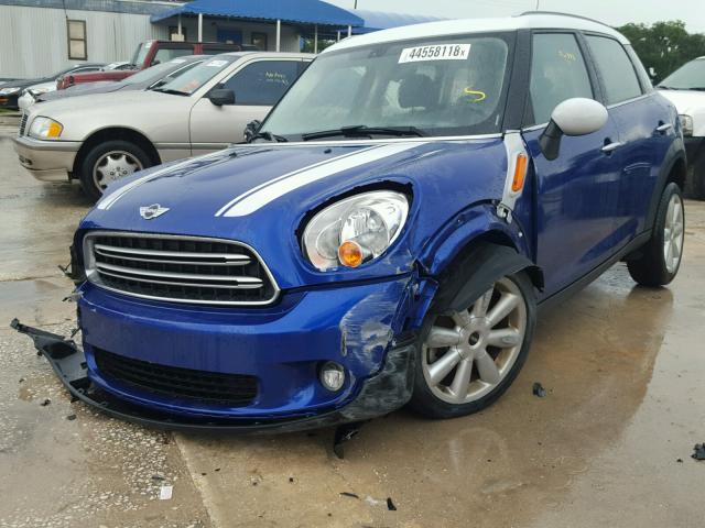 WMWZB3C50FWR44460 - 2015 MINI COOPER COU BLUE photo 2