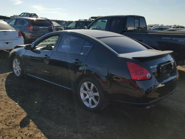 1N4BA41E17C824529 - 2007 NISSAN MAXIMA BLACK photo 3