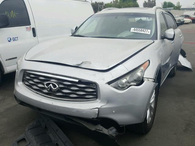 JN8AS1MU2BM710146 - 2011 INFINITI FX35 SILVER photo 2