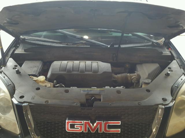 1GKER23708J239719 - 2008 GMC ACADIA SLT შავი ფოტო 7