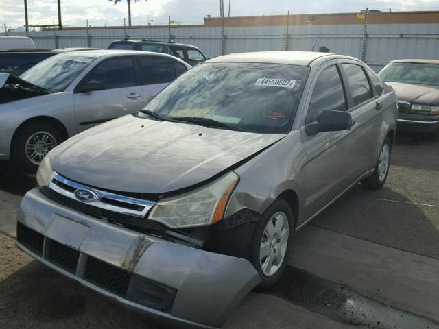 1FAHP34N58W293110 - 2008 FORD FOCUS S/SE GRAY photo 2