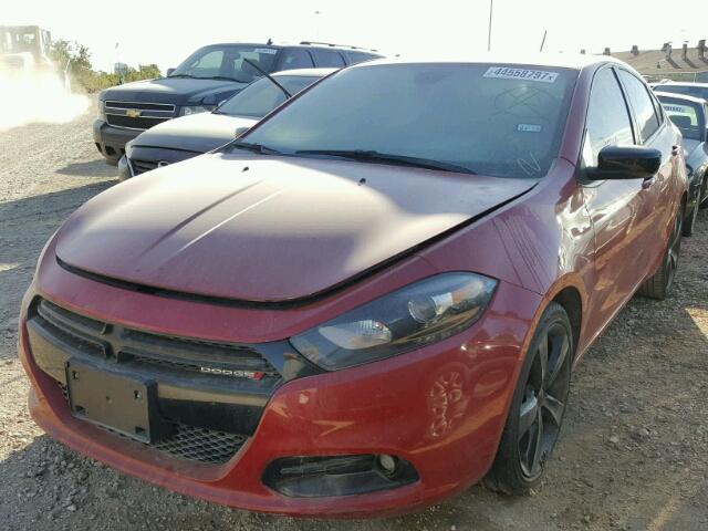 1C3CDFBB5GD519409 - 2016 DODGE DART SXT RED photo 2