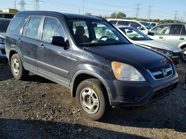 JHLRD78404C047208 - 2004 HONDA CR-V LX BLACK photo 1