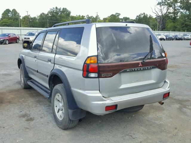 JA4LS31R91P061923 - 2001 MITSUBISHI MONTERO SP SILVER photo 3