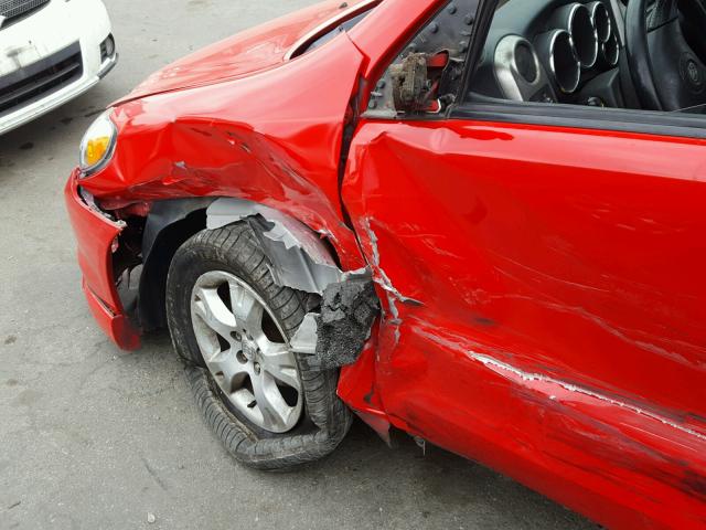 2T1KR32E73C052759 - 2003 TOYOTA MATRIX 红色 照片 9