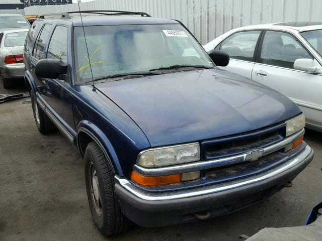 1GNDT13W412184032 - 2001 CHEVROLET BLAZER BLUE photo 1