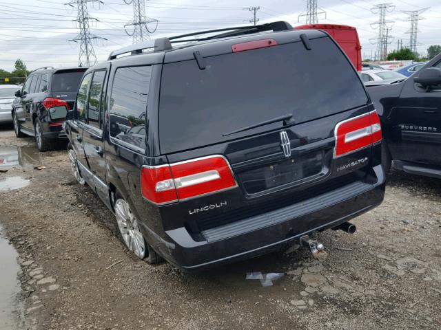 5LMJJ2J58DEL04881 - 2013 LINCOLN NAVIGATOR Czarny zdjęcie 3
