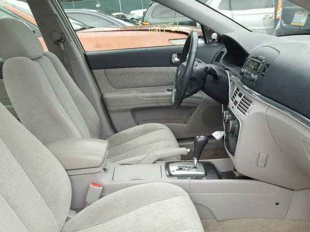 5NPEU46F07H284711 - 2007 HYUNDAI SONATA SE SILVER photo 5