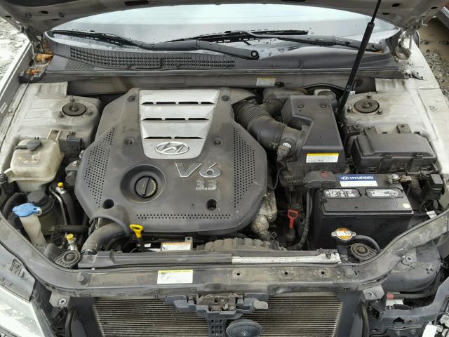 5NPEU46F07H284711 - 2007 HYUNDAI SONATA SE SILVER photo 7