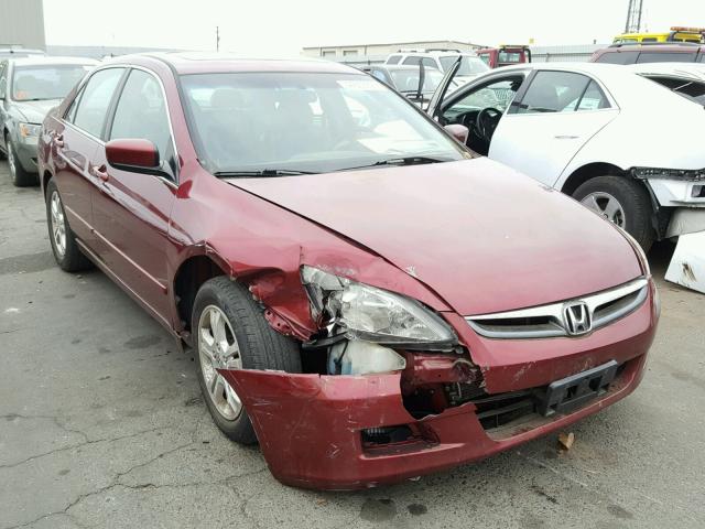 1HGCM567X6A161656 - 2006 HONDA ACCORD EX 勃艮第红 照片 1
