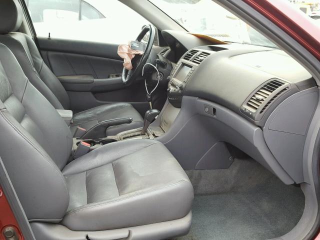 1HGCM567X6A161656 - 2006 HONDA ACCORD EX 勃艮第红 照片 5