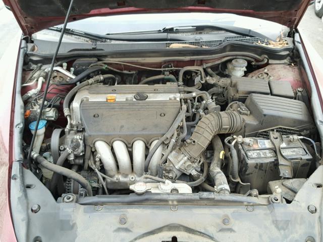 1HGCM567X6A161656 - 2006 HONDA ACCORD EX BURGUNDY photo 7