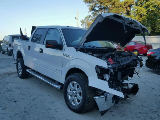 1FTFW1ET8DFB05843 - 2013 FORD F150 WHITE photo 1