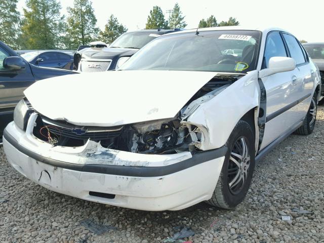 2G1WF55K729304931 - 2002 CHEVROLET IMPALA 白色 照片 2