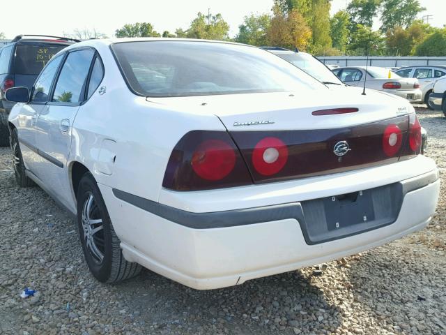 2G1WF55K729304931 - 2002 CHEVROLET IMPALA 白色 照片 3