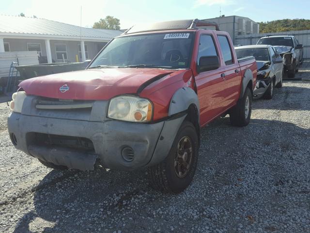 1N6ED27TX1C305296 - 2001 NISSAN FRONTIER RED photo 2