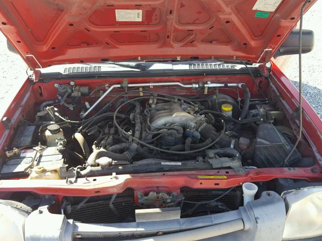 1N6ED27TX1C305296 - 2001 NISSAN FRONTIER RED photo 7