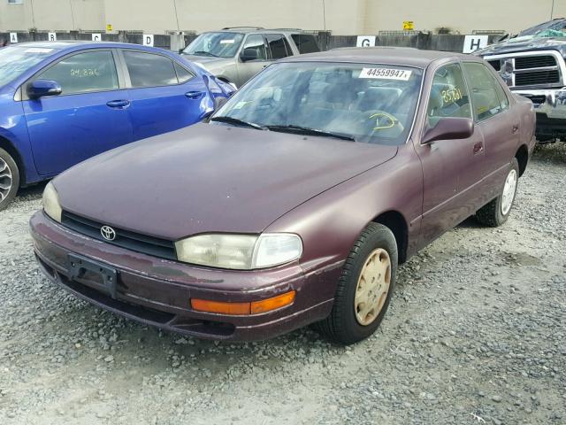 4T1SK12E1NU030105 - 1992 TOYOTA CAMRY LE RED photo 2