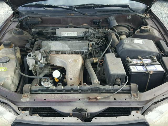 4T1SK12E1NU030105 - 1992 TOYOTA CAMRY LE RED photo 7