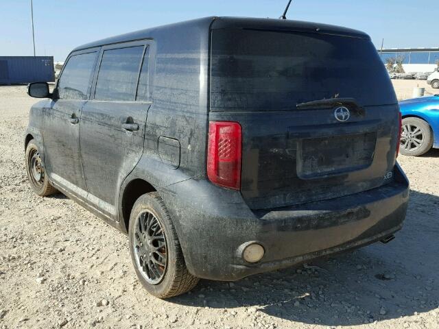 JTLKE50E181038088 - 2008 TOYOTA SCION XB Negro foto 3