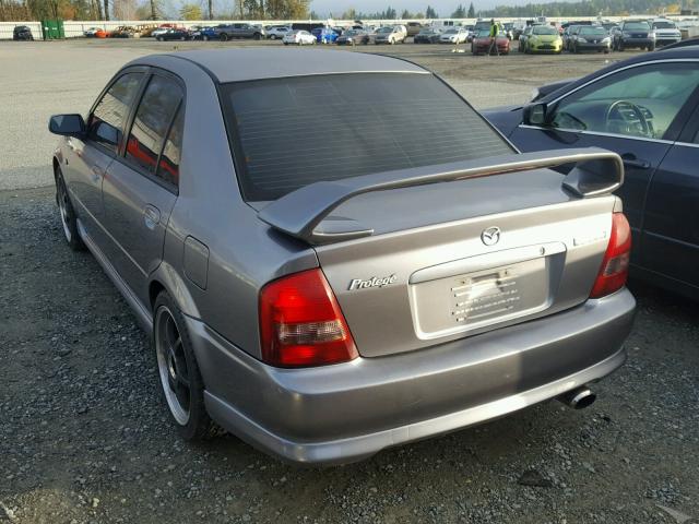 JM1BJ227530647719 - 2003 MAZDA PROTEGE SP GRAY photo 3