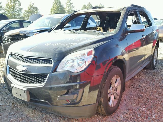 2GNALDEK7C6231574 - 2012 CHEVROLET EQUINOX LT BLACK photo 2