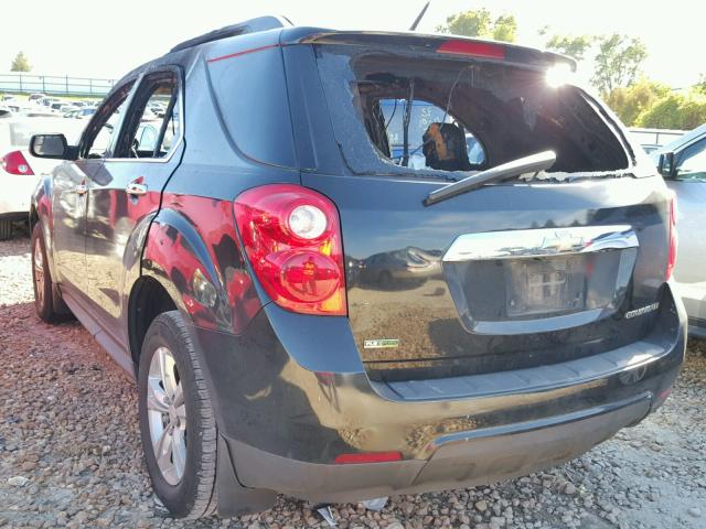 2GNALDEK7C6231574 - 2012 CHEVROLET EQUINOX LT BLACK photo 3