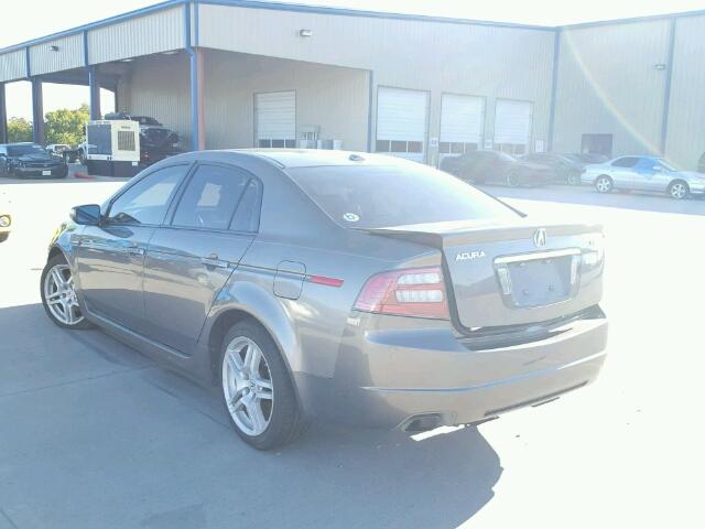 19UUA66277A023520 - 2007 ACURA TL SILVER photo 3