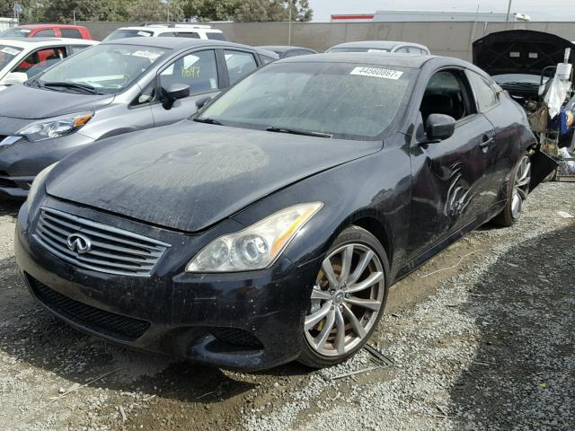 JNKCV64E68M116376 - 2008 INFINITI G37 BASE BLACK photo 2