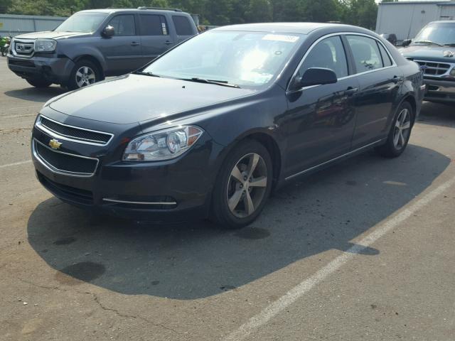 1G1ZC5E13BF364631 - 2011 CHEVROLET MALIBU 1LT 黑色 照片 2