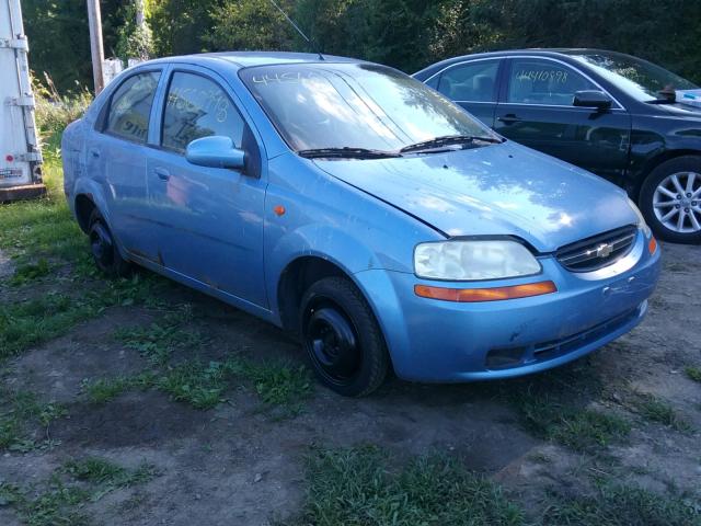 KL1TJ52604B174936 - 2004 CHEVROLET AVEO LS BLUE photo 1
