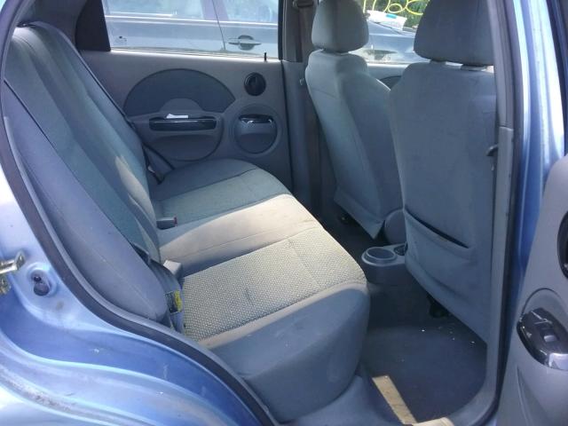 KL1TJ52604B174936 - 2004 CHEVROLET AVEO LS BLUE photo 6