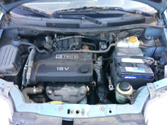 KL1TJ52604B174936 - 2004 CHEVROLET AVEO LS BLUE photo 7