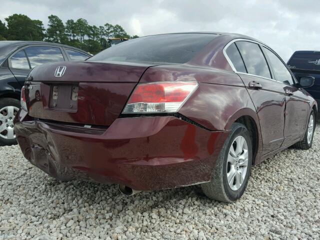 1HGCP2F49AA057230 - 2010 HONDA ACCORD LXP BURGUNDY photo 4