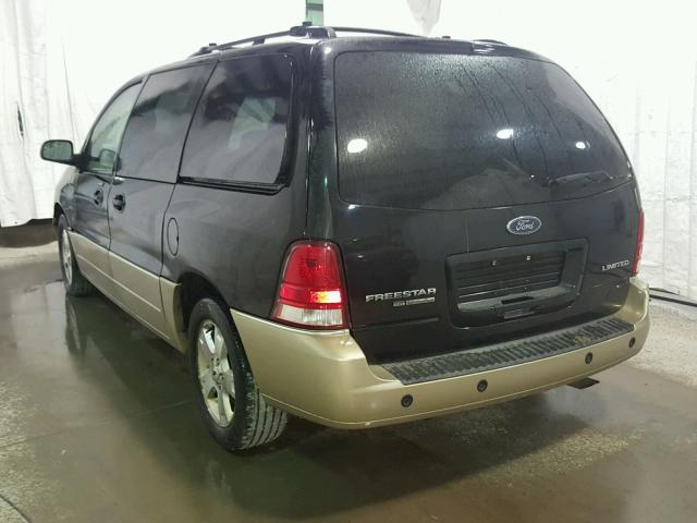 2FMZA58285BA28959 - 2005 FORD FREESTAR L BLACK photo 3