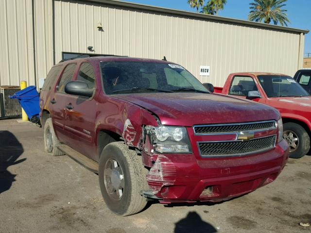 1GNFC13C37R370918 - 2007 CHEVROLET TAHOE C150 BURGUNDY photo 1