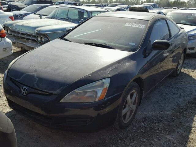 1HGCM72603A013987 - 2003 HONDA ACCORD EX BLACK photo 2