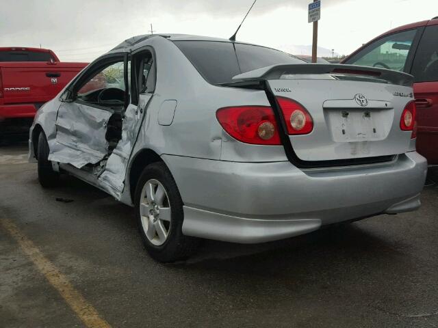 1NXBR32E17Z837458 - 2007 TOYOTA COROLLA SILVER photo 3