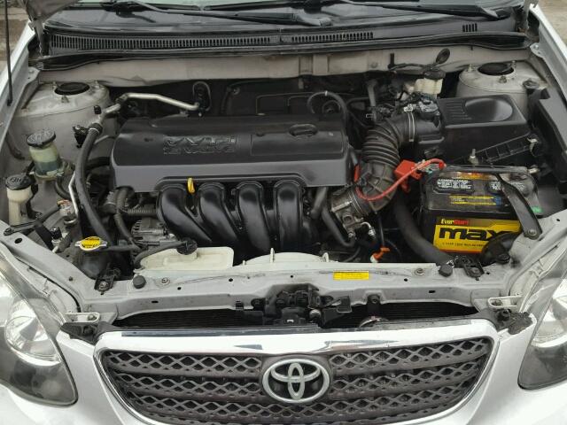 1NXBR32E17Z837458 - 2007 TOYOTA COROLLA SILVER photo 7