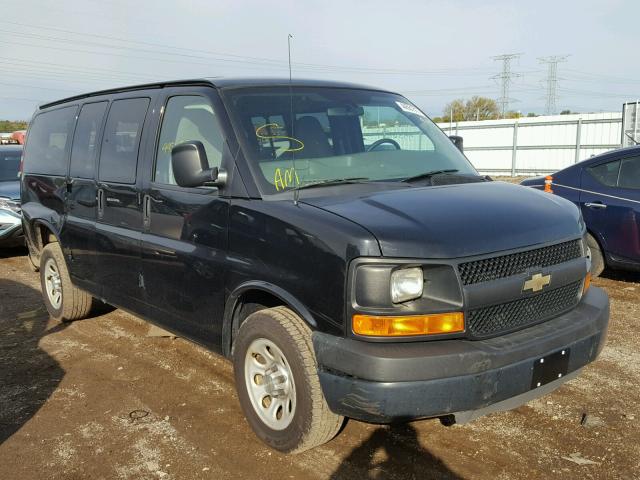 1GNUGBD48A1161687 - 2010 CHEVROLET EXPRESS G1 BLACK photo 1