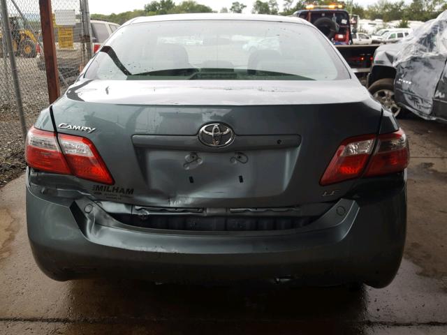 4T1BE46K27U539082 - 2007 TOYOTA CAMRY LE A ლურჯი ფოტო 9