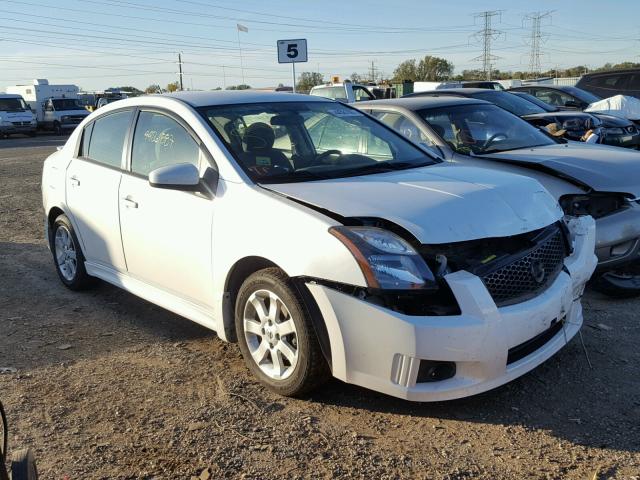 3N1AB6AP4BL631694 - 2011 NISSAN SENTRA WHITE photo 1