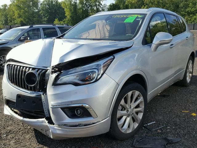 LRBFXESX9GD188032 - 2016 BUICK ENVISION P SILVER photo 2