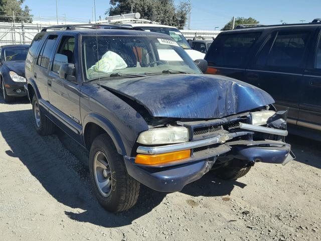 1GNCS13X44K105180 - 2004 CHEVROLET BLAZER BLUE photo 1