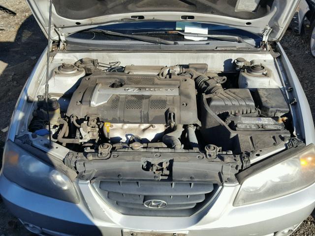 KMHDN46D26U249207 - 2006 HYUNDAI ELANTRA GL SILVER photo 7