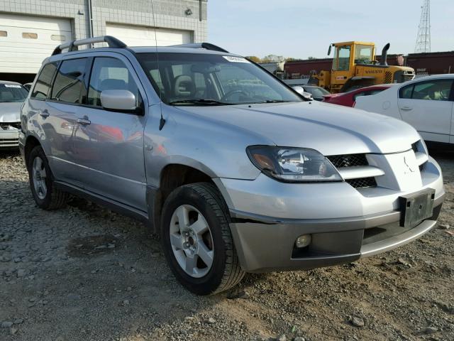 JA4LZ41F34U004789 - 2004 MITSUBISHI OUTLANDER GRAY photo 1