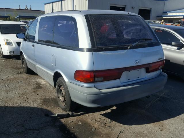 JT3AC11R9M0028968 - 1991 TOYOTA PREVIA DLX BLUE photo 3