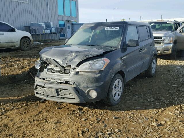 KNDJT2A57C7737600 - 2012 KIA SOUL BLACK photo 2