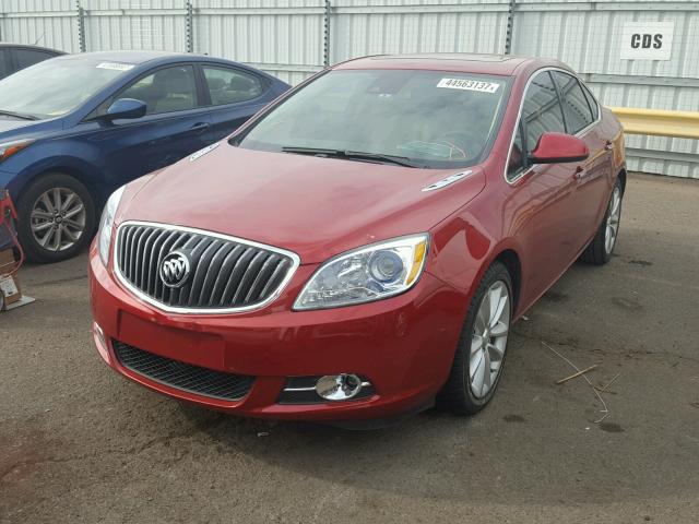 1G4PS5SKXF4133429 - 2015 BUICK VERANO RED photo 2